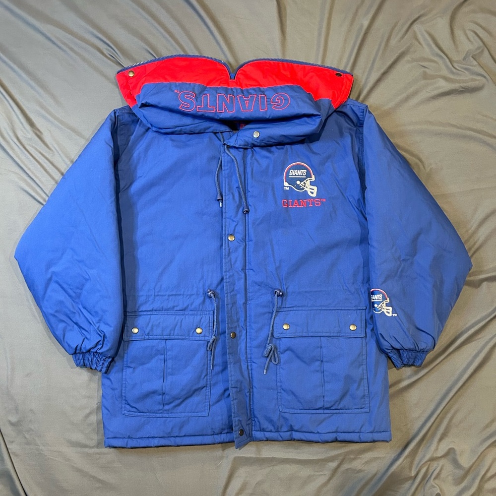 Vintage NFL GameDay Competitor / New York Giants Hooded Jacket (GREAT CONDITION)